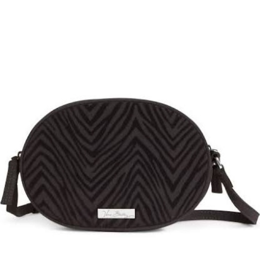 Vera Bradley Zebra Flock Crossbody in Black
